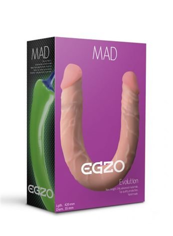Двухсторониий фаллоимитатор EGZO Ciberskin  282025 EGZO