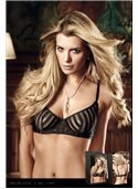 Бюстгалтер Black Bra With Transparent Stripes, 36C B1167-BLACK-36C BACI