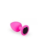 Анальная пробка, Pink Silicone Black Diamond, M 280764 sLash