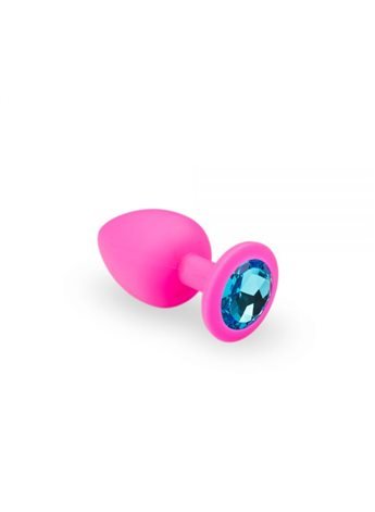 Анальная пробка, Pink Silicone Topaz, M 280754 sLash