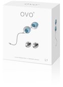 Вагинальные шарики OVO L1 Loveballs, LIGHT BLUE OVOL1BLU OVO