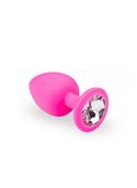 Анальная пробка, Pink Silicone Diamond, L 280750 sLash