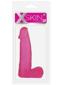 Фаллоимитатор XSkin 6 PVC dong - Transparent, PINK DT20593 Dream Toys