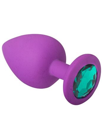 Анальная пробка, Purple Silicone Emerald, L 280577 sLash