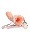 Вибромассажер с поясом Vibrating Hollow Extender Strap-On. DT50150 Seven Creations