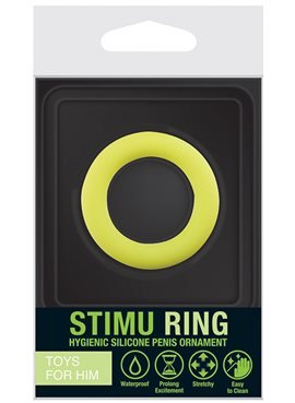 Эрекционное кольцо NEON STIMU RING, GREEN 37MM DT20569 Dream Toys