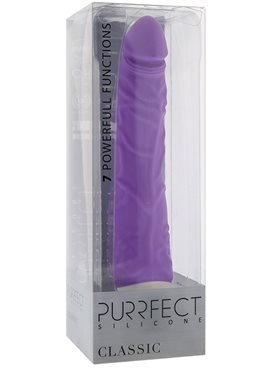 Вибромассажер PURRFECT SILICONE CLASSIC 7.1INCH, PURPLE DT20782 Dream Toys