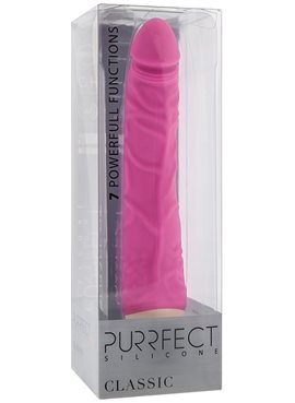 Вибромассажер PURRFECT SILICONE CLASSIC 7.1INCH, PINK DT20781 Dream Toys