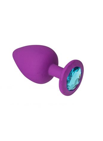 Анальная пробка, Purple Silicone Topaz, M 280280 sLash