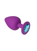 Анальная пробка, Purple Silicone Topaz, M 280280 sLash