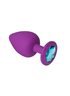 Анальная пробка, Purple Silicone Topaz, M 280280 sLash