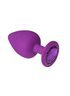 Анальная пробка, Purple Silicone Amethyst, M 280275 sLash