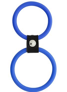 Кольцо двойное MENZSTUFF DUAL RINGS, BLUE DT20026 Dream Toys