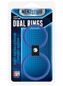 Кольцо двойное MENZSTUFF DUAL RINGS, BLUE DT20026 Dream Toys