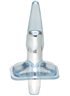 Плаг с вибрацией MENZSTUFF PURRFECT PLUG, CLEAR BLUE DT20039 Dream Toys