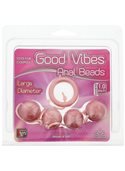Анальная цепочка GOOD VIBES ANAL BEADS LARGE, PINK DT20048 Dream Toys