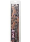 Цепочка анальная ORIENTAL JELLY BUTT BEADS 10.5, BLACK T110499 NMC