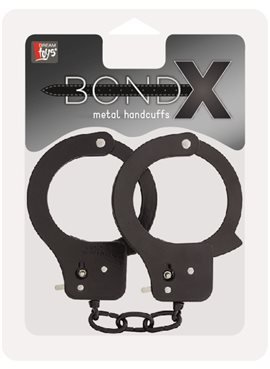 Наручники BONDX METAL CUFFS, BLACK DT20866 Dream Toys