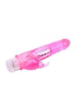 Вибромассажер Chisa Jelly Glitters Dual Teaser, Pink 291686 Chisa