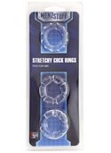 Кольцо MENZSTUFF STRETCHY COCK RINGS, CLEAR DT20835 Dream Toys