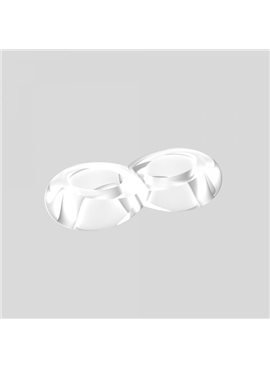 Эрекционное кольцо  Duo Cock 8 Ball Ring, CLEAR 291022 Chisa