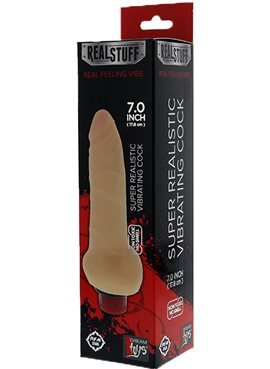 Вибромассажер REALSTUFF REAL FEELING VIBE 7INCH, FLESH DT21054 Dream Toys